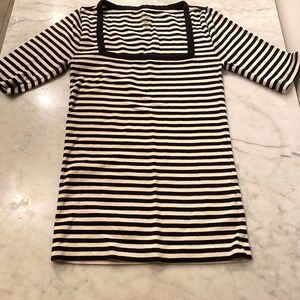 J Crew “perfect fit” striped T